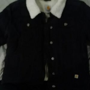 Carhartt corduroy jacket with fleece lining